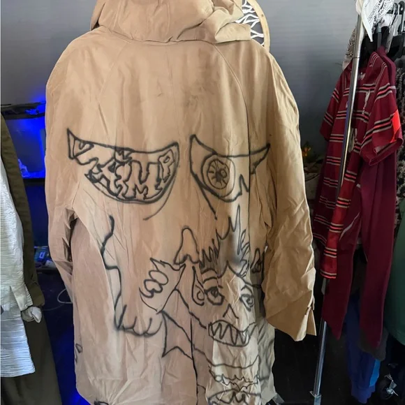 London Fog Tan Artistic Trench Coat 2X - Picture 4 of 11